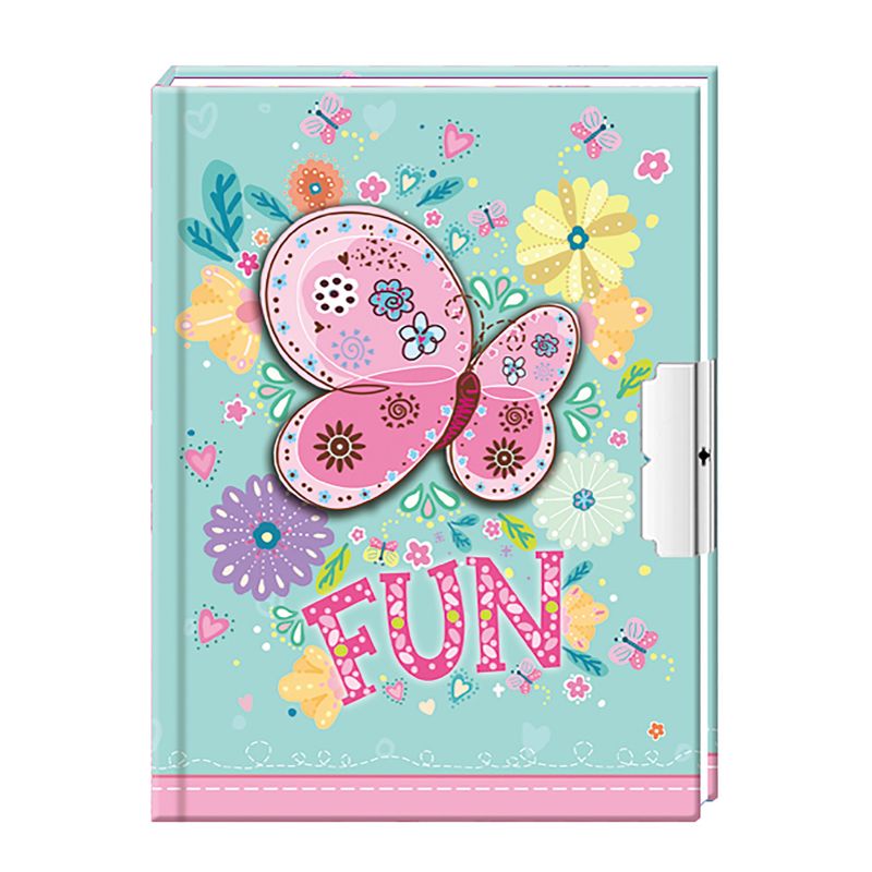 DNEVNIK SA KLJUCEM BUTTERFLY FUN 56L 362301-U