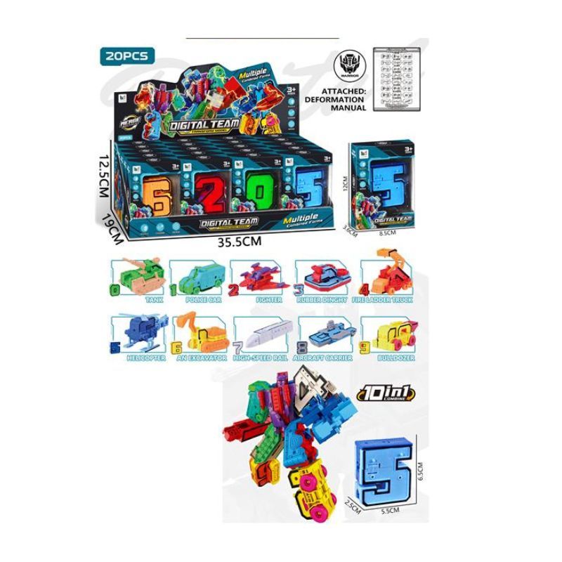 TRANSFORMERSI BROJEVI 1/20 50490