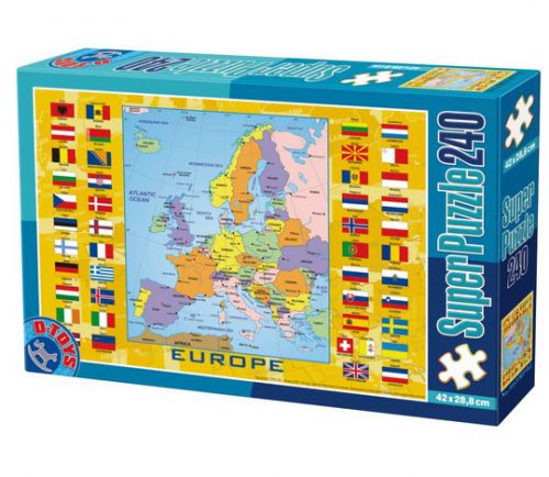 SUPER PUZZLE  240PCS MAPS 02