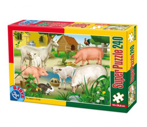 SUPER PUZZLE  240PCS ANIMALS 02