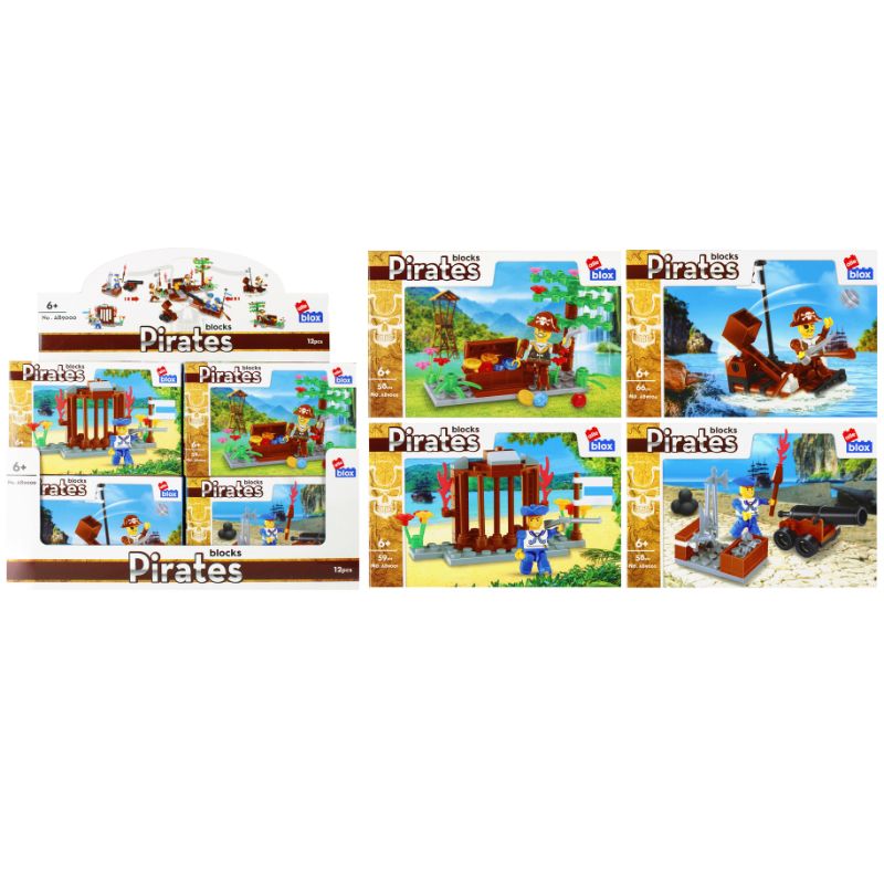 KOCKE CONSTRUCTION BLOCKS PIRATES 55-66PCS 525168