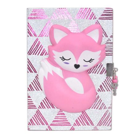 DNEVNIK FOX SQUISHY SA KLJUČEM 80L 70 GSM 21x14,5cm  D32-U-01