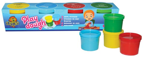 PLAY DOUGH MILLA 4/1 4*130gr