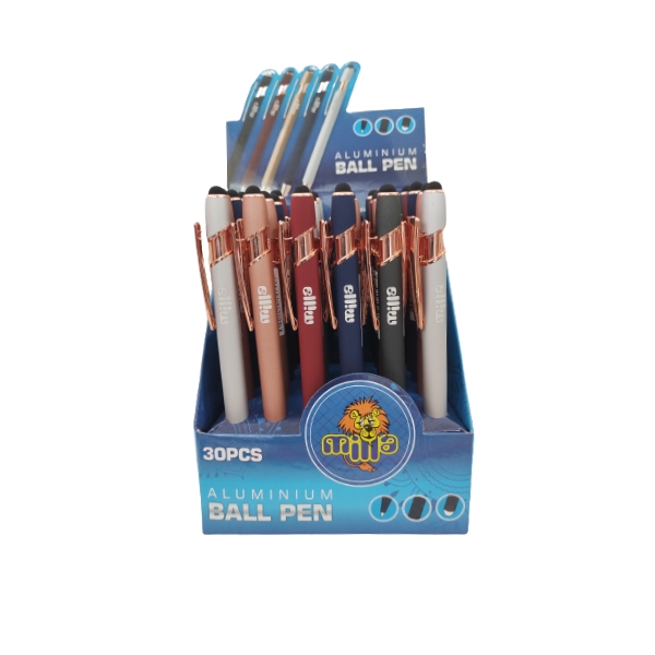 HEMIJSKA OLOVKA ALU TOUCH BALL PEN 1MM MIX 5 BOJA DISPLAY 1/30 AL-9064RG