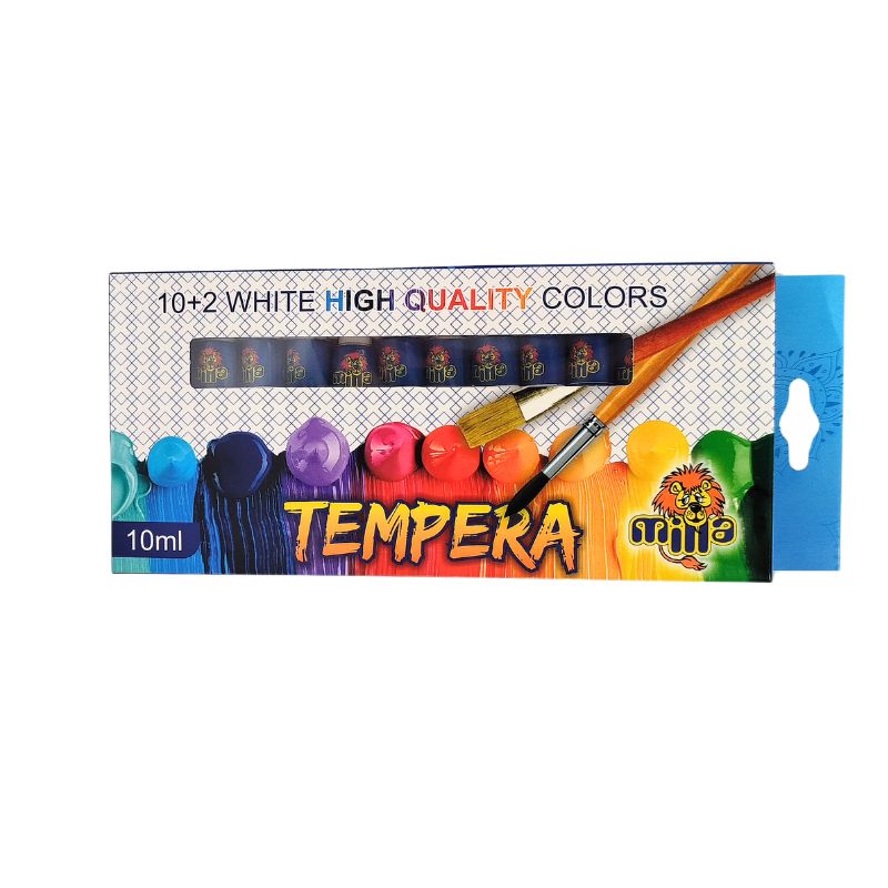 TEMPERA MILLA 10+2*10ML 12/1