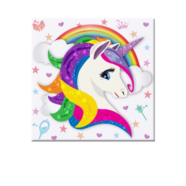 SALVETE UNICORN 33*33cm 16/1