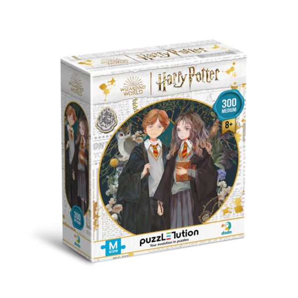 PUZZLE 300 PCS HARRY POTTER HERMIONA I RONALD