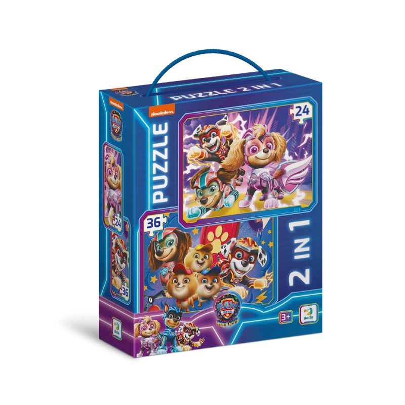 PUZZLE 2 U 1 PATROLNE SAPE 24PCS