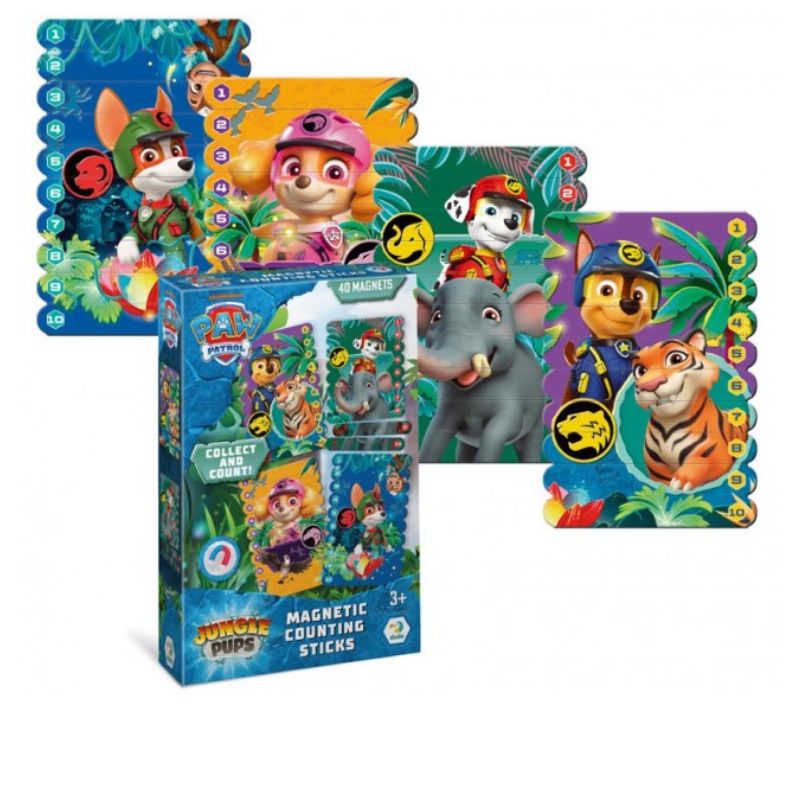 MAGNETNE PUZZLE PATROLNE SAPE STAPICI DZUNGLA 40PCS 200654