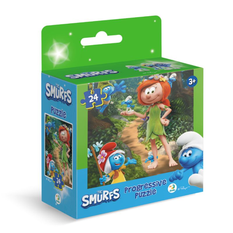 PUZZLE THE SMURFS 24PCS 200695