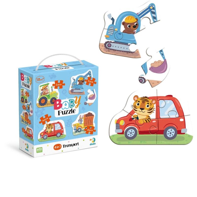 BABY PUZZLE 4U1 TRANSPORT 300685