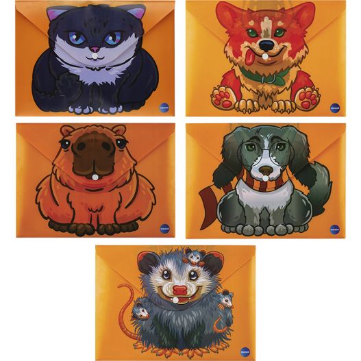 FASCIKLA PVC DUGME A4 ANIMAL