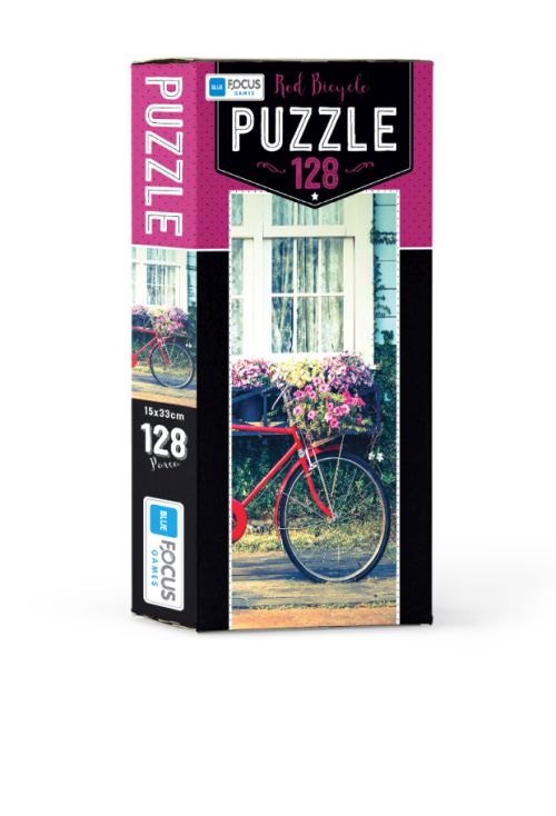 PUZZLE 128 PCS RED BICYCLE BF201