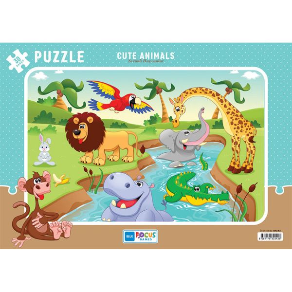 PUZZLE 30 PCS CUTE ANIMALS BF242