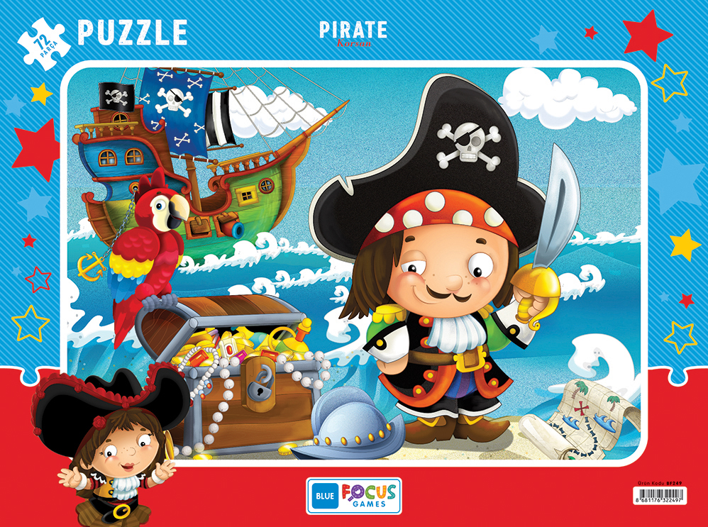 PUZZLE 72 PCS PIRATE BF249