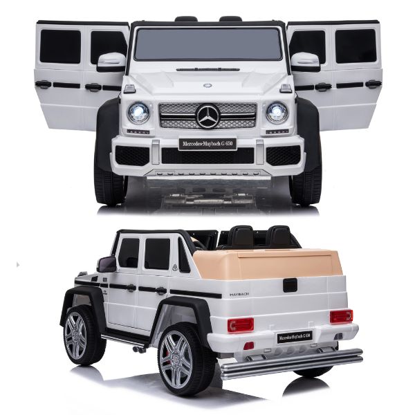 AUTO NA AKUMULATOR MERCEDES G 650 BELI R/C A100 12V4.5AH*1+2motor