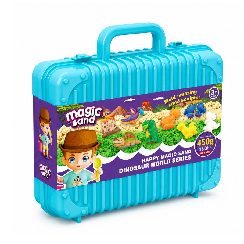 MAGICNI PESAK DINO U KOFERCETU 16PCS
