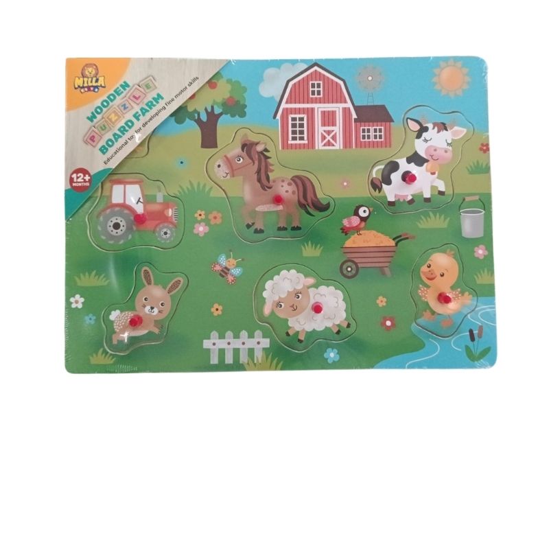 DRVENE PUZZLE UMETALJKE FARMA