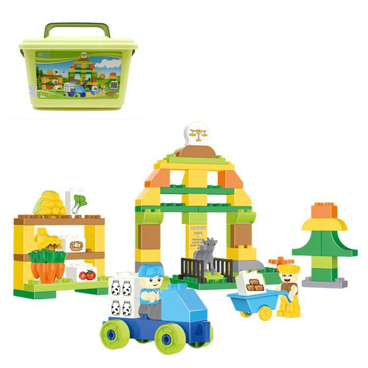 KOCKE GRADJEVINSKI SET 69PCS