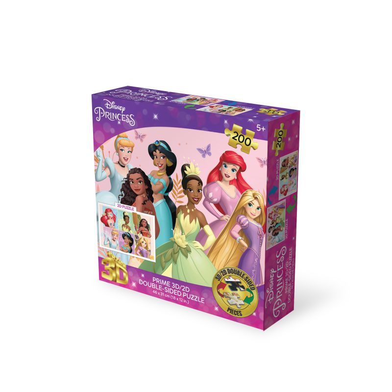 PUZZLE 3D 200 PCS PRINCESS 46x31cm 37550
