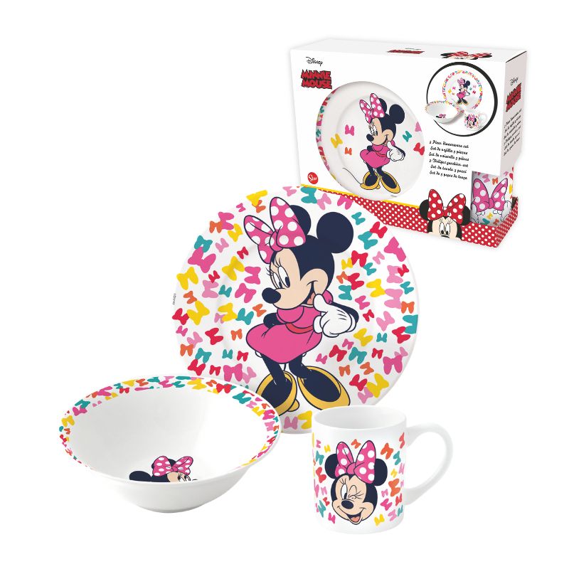 KERAMICKI SET ZA UZINU 3 PCS MINNIE 88105