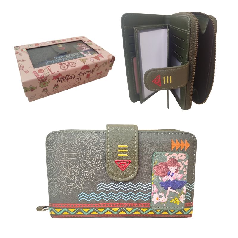 ZENSKI NOVCANIK 2 ZELENI