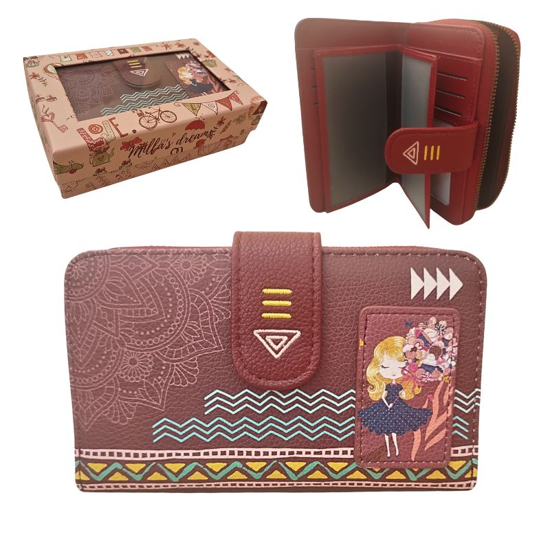 ZENSKI NOVCANIK 2 CRVENI