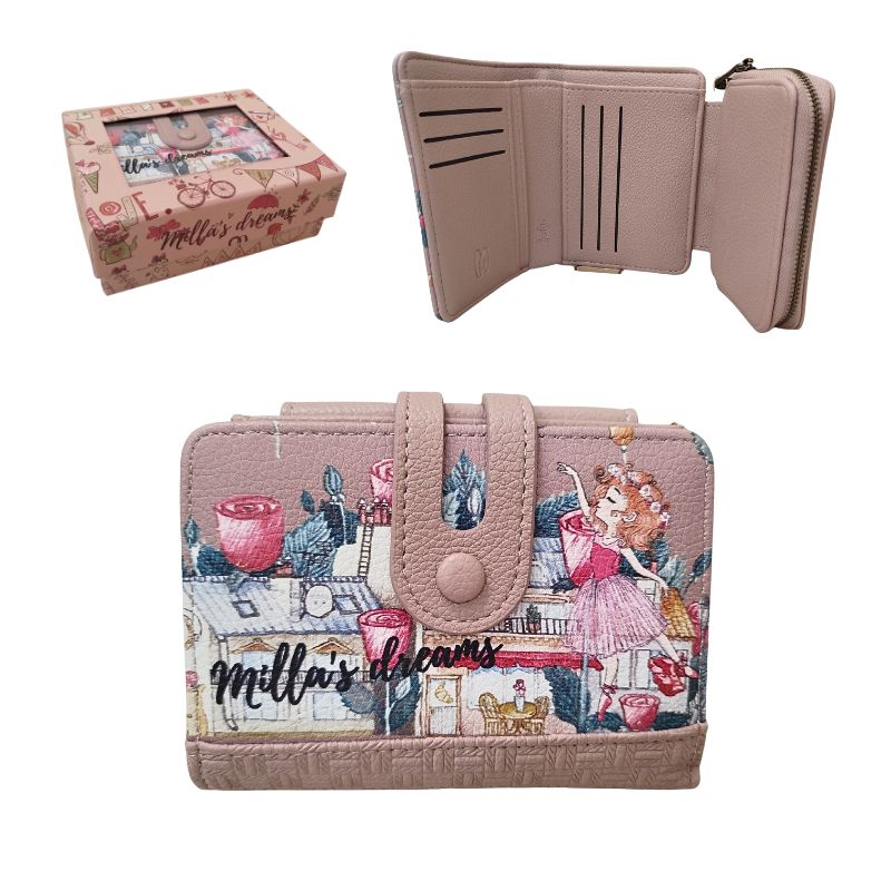 ZENSKI NOVCANIK 3 ROZE