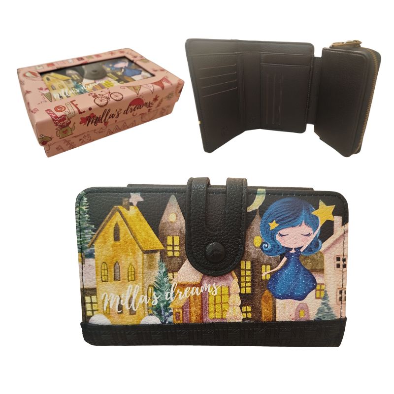 ZENSKI NOVCANIK 4 CRNI