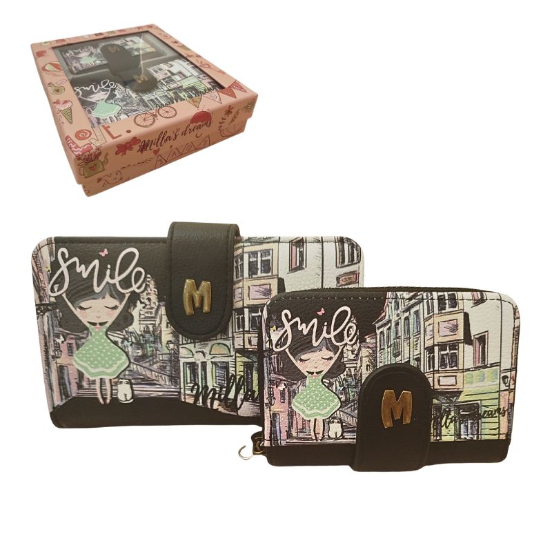 ZENSKI NOVCANIK 7 CRNI