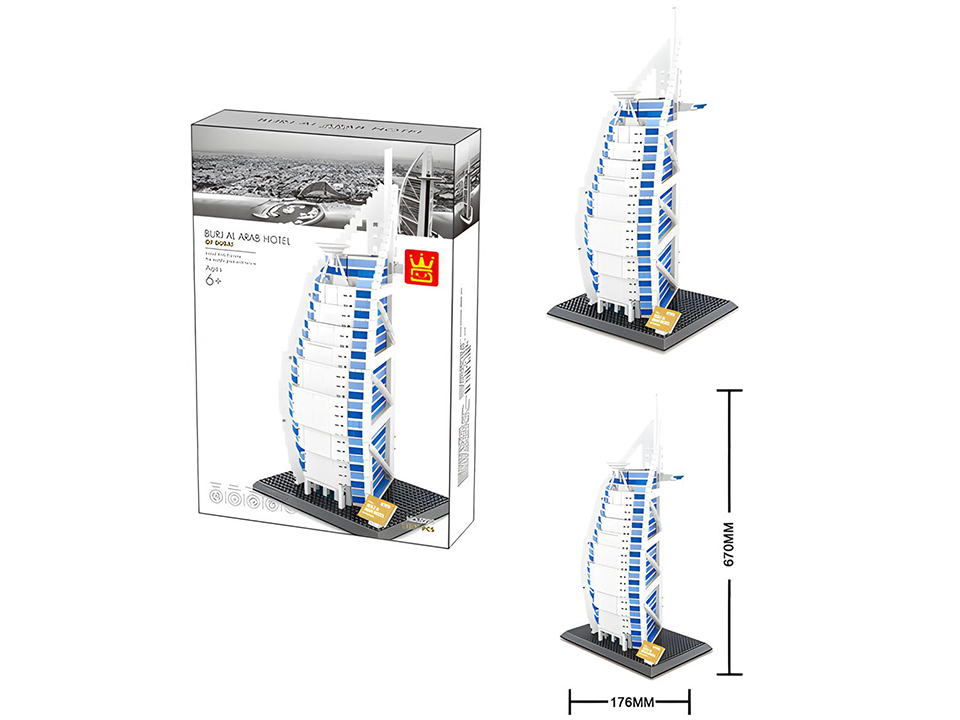 3 D PUZZLE BURJ 009 104303