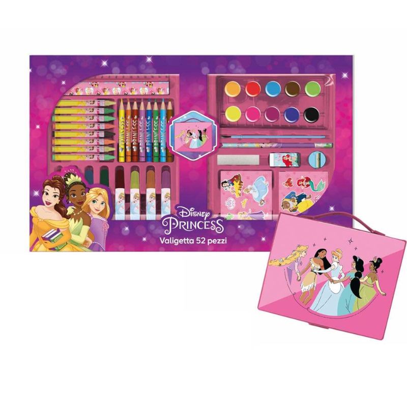 KREATIVNI SET ZA CRTANJE U KOFERU 52 PCS PRINCESS PR0826