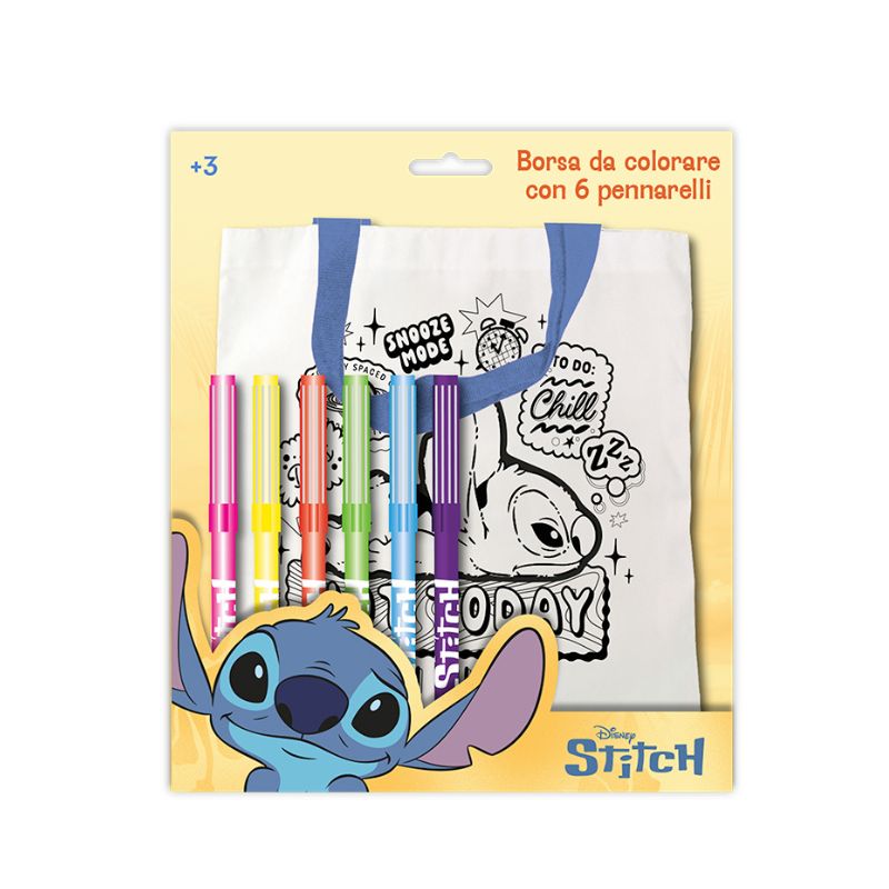 TORBA ZA BOJENJE SA FLOMASTERIMA STITCH LST0419