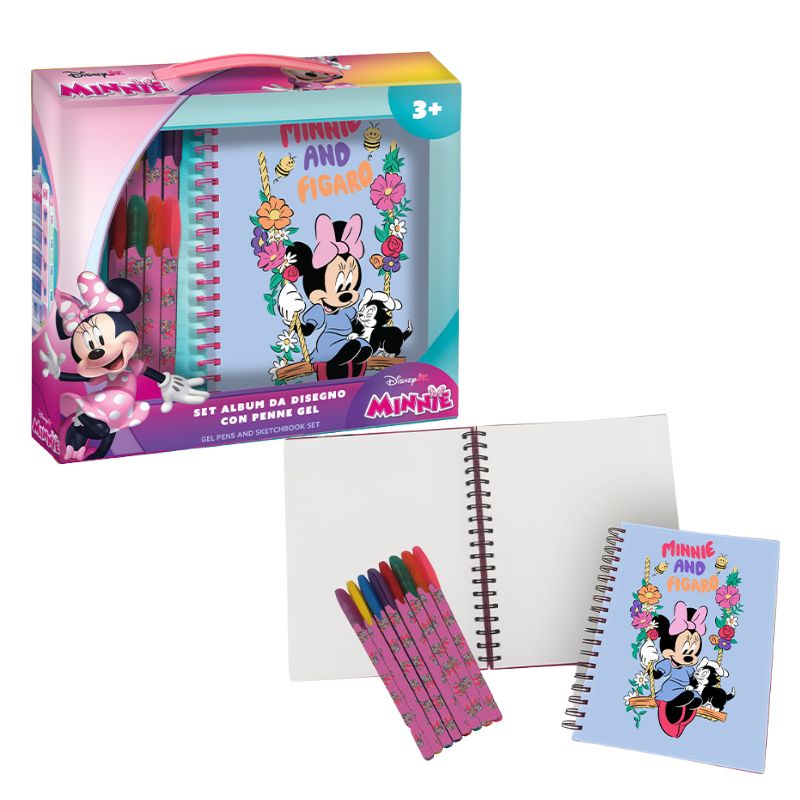 KREATIVNI SET SA DNEVNIKOM I FLOMASTERIMA MINNIE MIN1309