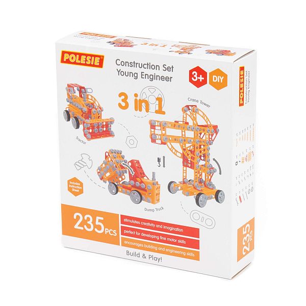 KONSTRUKTOR SET 3U1 235 PCS