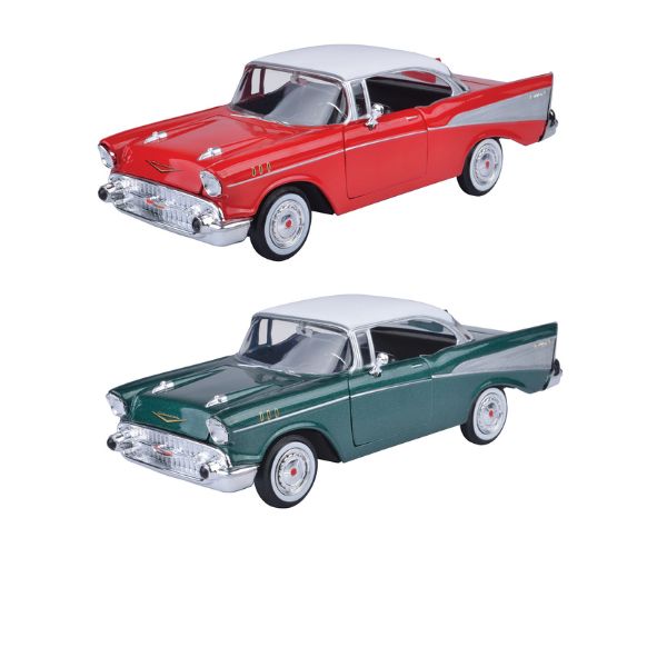 MET. AUTO 1:24 CHEVY BEL AIR