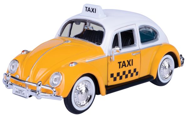 MET. AUTO 1:24 1966 VOLKSWAGEN CLASSIC BEETLE TAXI