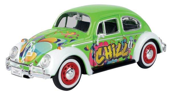 MET. AUTO 1:24 1966 VOLKSWAGEN BEETLE GRAFFITI