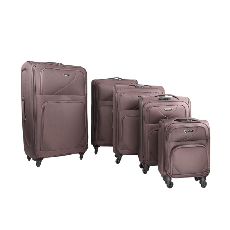SET KOFERA 2 U 1 BRAON HD-032