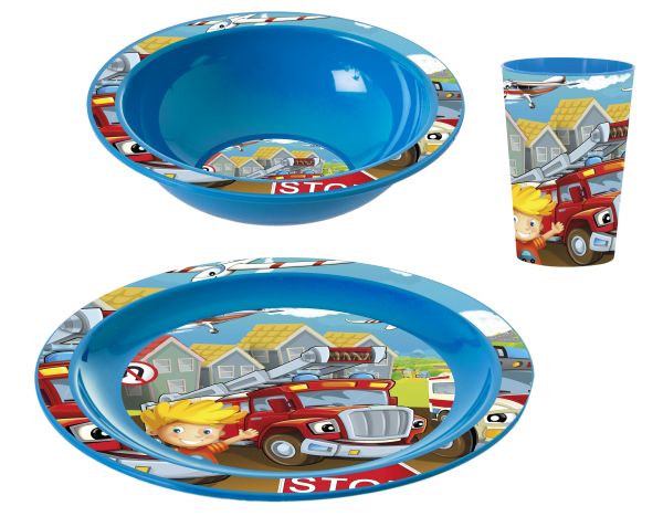 SET ZA UZINU 3U1  BLUE CARS