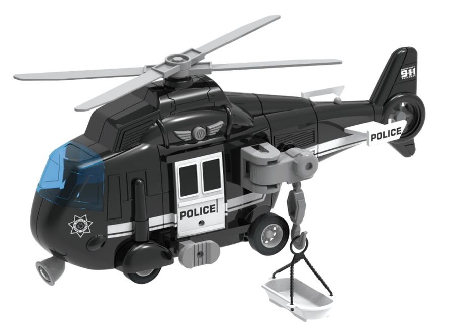 POLICIJSKI HELIKOPTER 1:16 SA ZVUKOM I SVETLOM WY750C