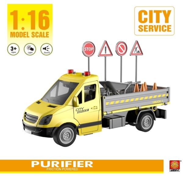 KAMION PUTAR SA ZVUKOM I SVETLOM WY593A 1:16