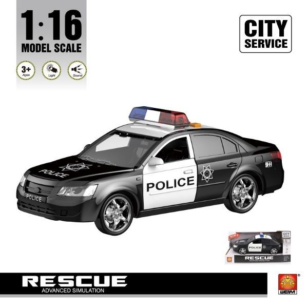 POLICIJSKI AUTO SA ZVUKOM I SVETLOM WY560B 1:16