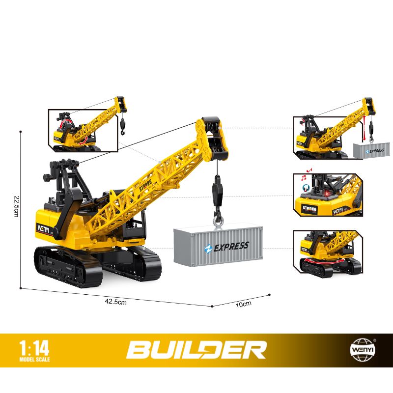 KRAN 1:14 SA ZVUKOM I SVETLOM WY1138A