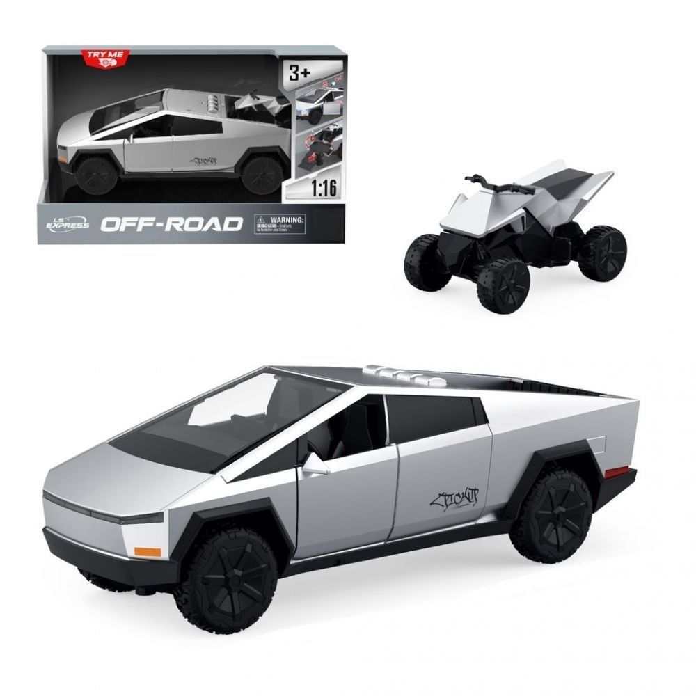 VOZILO SA RAMPOM I ATV-OM 1:16 SA ZVUKOM I SVETLOM WY1141A