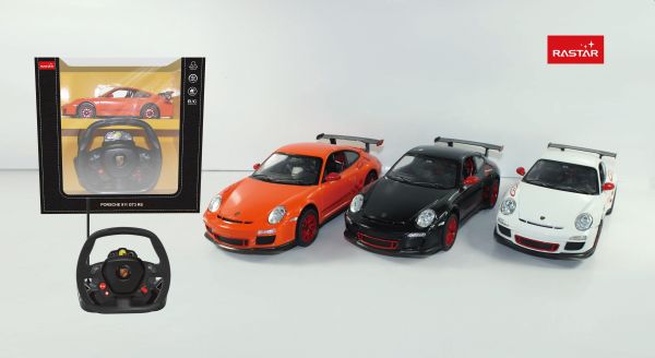 AUTO R/C 1:14 PORCHE GT3 WITH STEERING WHEEL CONTROLLER