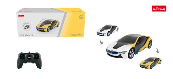 AUTO R/C 1:24 BMW I8 KOJI MENJA BOJU NA SUNCU