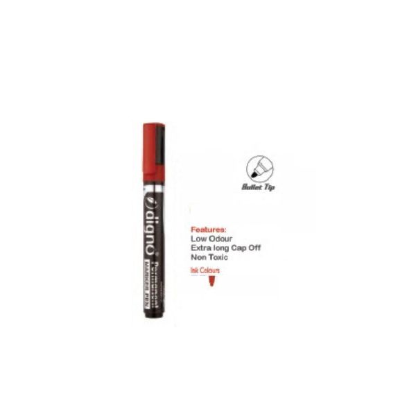 MARKER PERMANENT CRVENI DIGNO 1/10