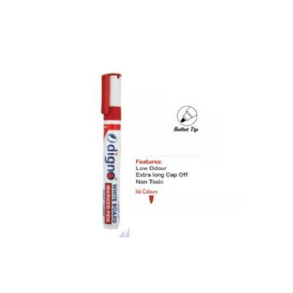 MARKER ZA BELU TABLU DIGNO 1/10 CRVENI