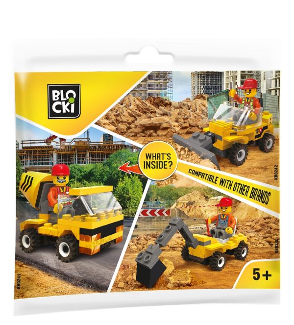 KOCKE BLOCKI RADNE MASINE IZNENADJENJE 49PCS